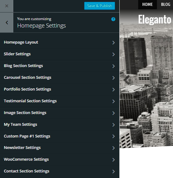 eleganto-homepage-sections-setup