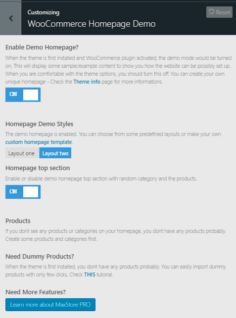 eCommerce Store Homepage Demo
